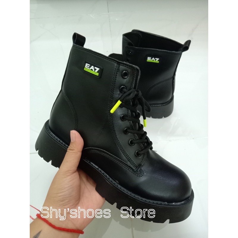 [SẴN🦄Mẫu mới 2021] 🔥 Giày boot cổ cao gothic EAZ dạ quang phong cách cá tính (size 35-40)