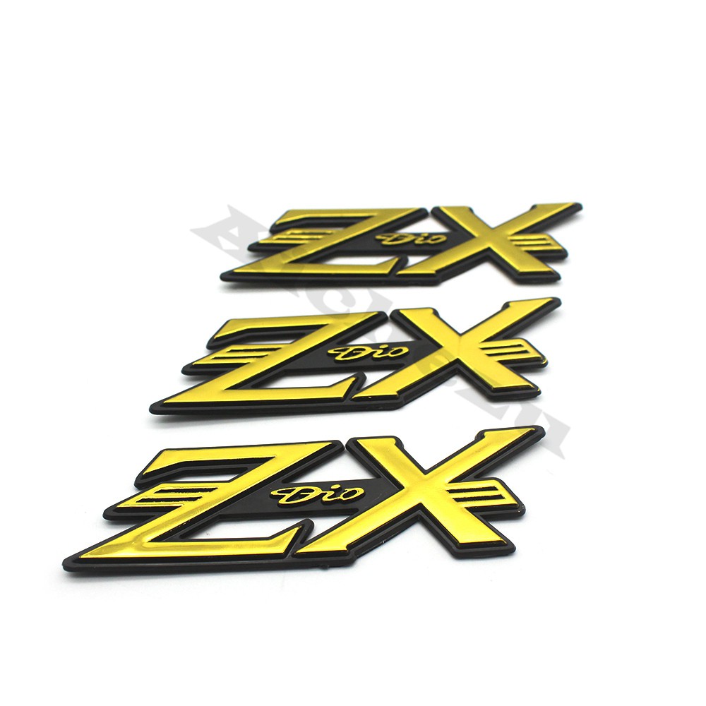 Miếng Dán Logo Trang Trí Thân Xe Scooter Honda DIO ZX AF34 / AF35