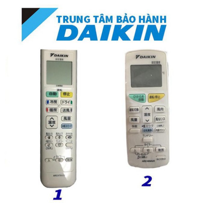 Điều khiển Điều Hoà Daikin Nhật hàng Nội Đại Chữ Nhật Loại Cao cấp