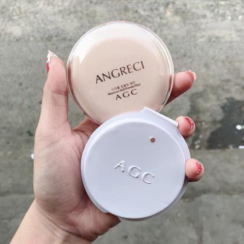 Phấn phủ ANGRECI AGC kèm dầu, siêu mịn Hàn Quốc 10g