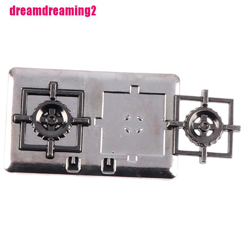 1 Bộ Bếp Ga Mini Tỉ Lệ 1: 1 Trang Trí Nhà Búp Bê