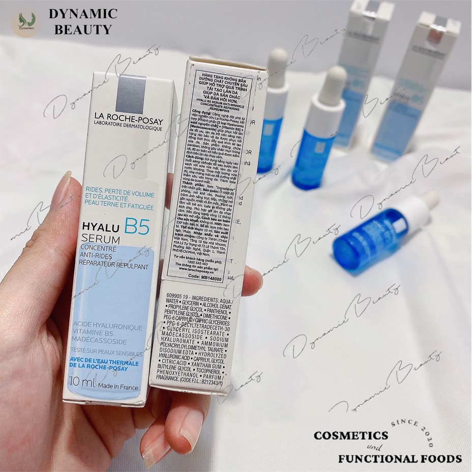 Tinh chất b5 phục hồi độ ẩm, săn chắc da La roche posay hyalu B5 serum 10ml - 30ml