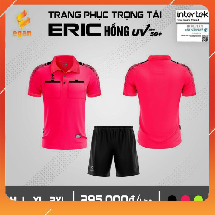 [ Sales Sốc ] Quần áo bóng đá trọng tài Eric UV,quần áo thể thao chính hãng 3 màu đẹp nhất 2021