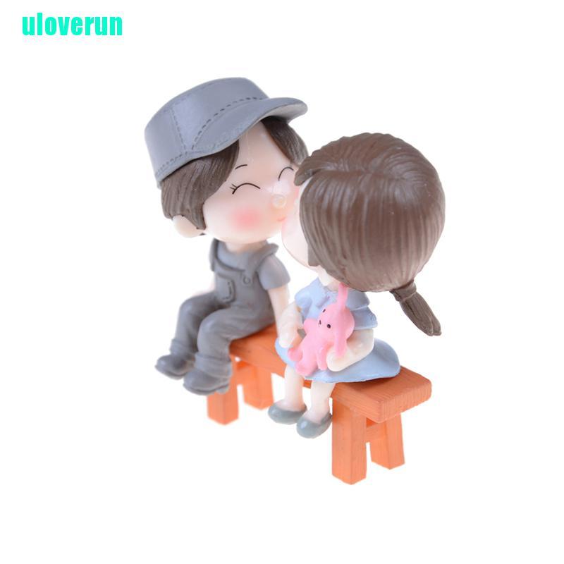 Set 3 Mô Hình Cặp Đôi Xinh Xắn Dùng Để Trang Trí Cây Bonsai Tiện Dụng