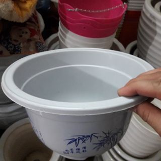 10 chậu nhựa tròn 24cm