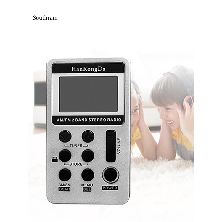 Radio Màn Hình Lcd 1.5 Inch Bỏ Túi Dễ Sử Dụng Cho Tất Cả Các Loại Tuổi