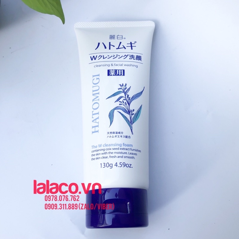 Sữa rửa mặt ý dĩ Hatomugi Naturie Nhật Bản