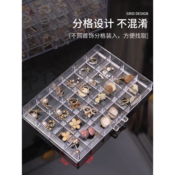 Hộp mica 5 tầng 120 ô đựng phụ kiện nail vừa gọn vừa xinh