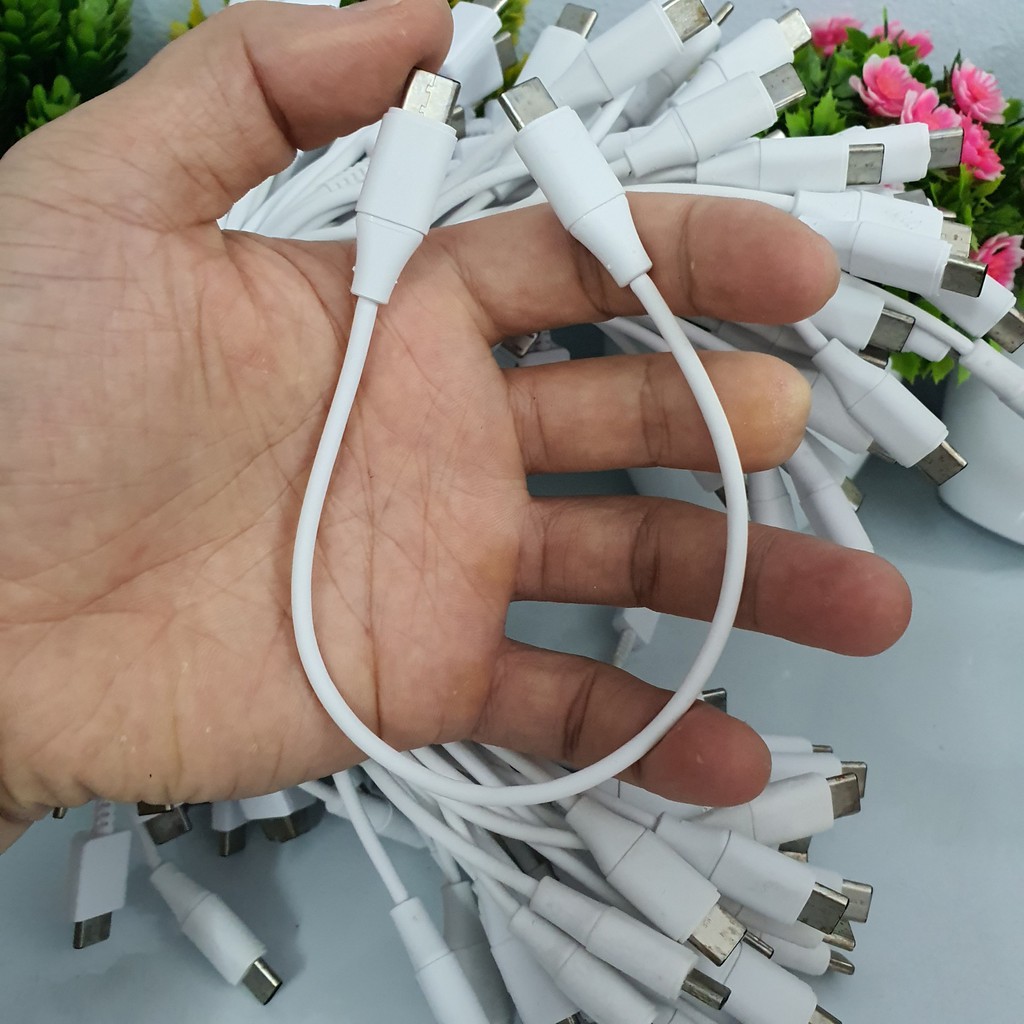 Cáp Sạc Nhanh Type C - Type C Siêu Ngắn 20cm - 30cm Chính Hãng Samsung, Bảo Hành 12 Tháng