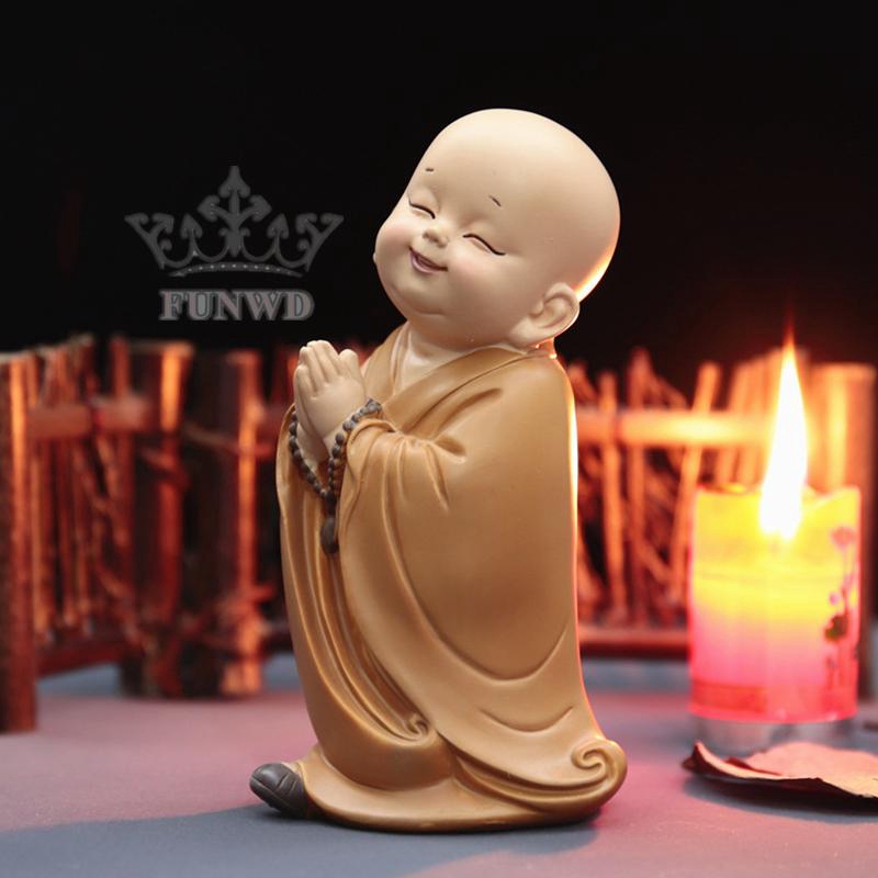 Bức Tượng Chú Tiểu Mini Dễ Thương