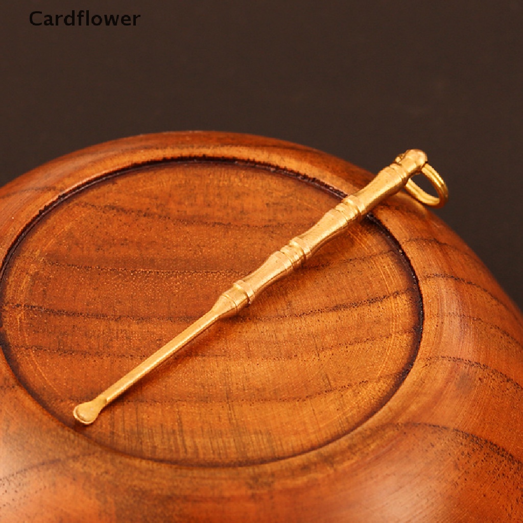 &lt; Cardflower &gt; Dụng Cụ Lấy Ráy Tai Cầm Tay Bằng Đồng Có Móc Khóa Chăm Sóc Tai