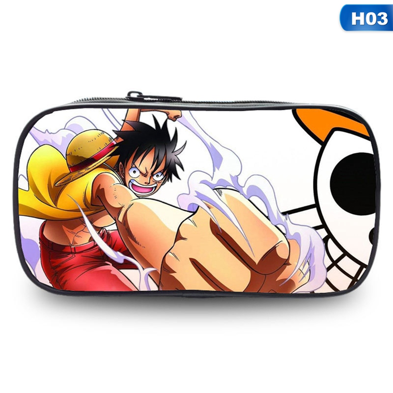 Túi Đựng Bút Đa Năng In Hình Anime One Piece Ansy2626 Cho Bé