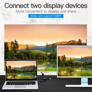 CÁP CHUYỂN ĐỔI TYPE- C RA HDMI + VGA VENTION CGKHA