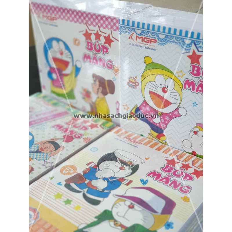 Combo 10 quyển tập 96 trang MGP 4 ô ly, 5 ô ly, định lượng: 100gsm, khổ 205x155mm  - KhuBa Shop