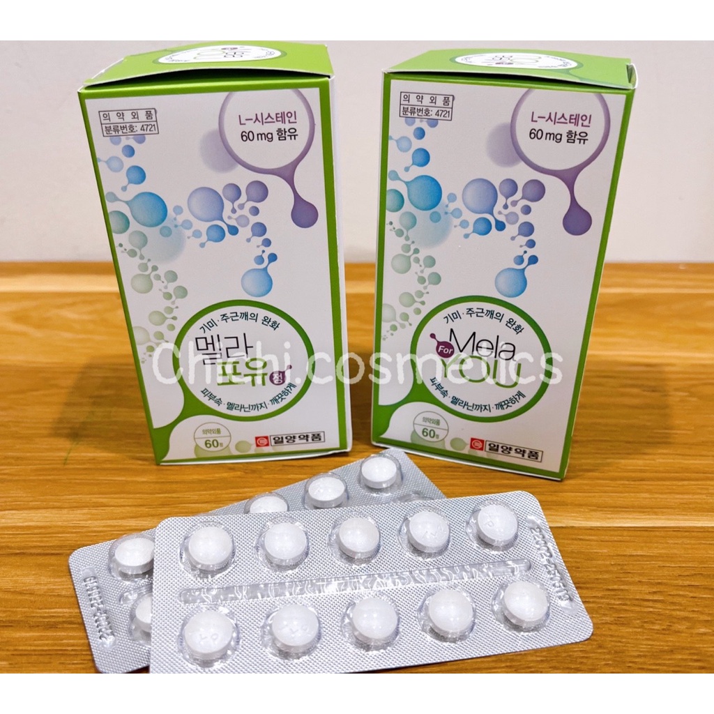 Viên uống trắng da  viên uống Mela For You cung cấp dưỡng chất cần thiết nuôi dưỡng da và cơ thể.