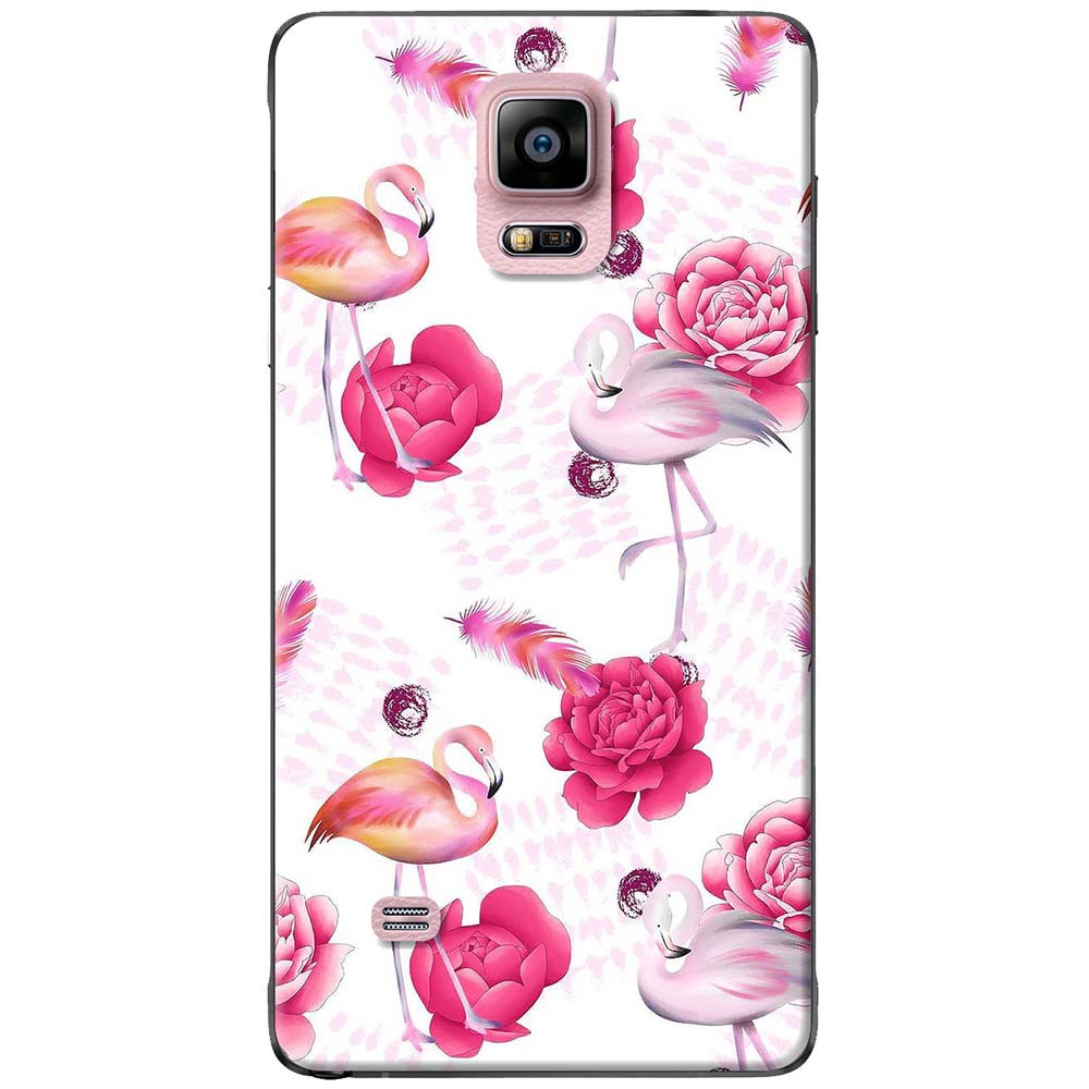 Ốp lưng Samsung Note 4, Note 5, Note 8, Note 9 Hạc hồng