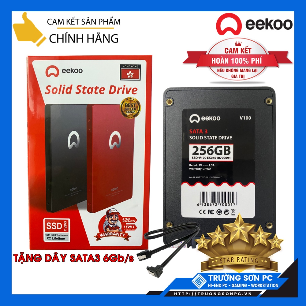 [Mã SKAMELW245 giảm 10% đơn 250K] SSD EEKOO 256GB 240GB 120GB 128G | Chính Hãng Bảo Hành 36 Tháng | BigBuy360 - bigbuy360.vn