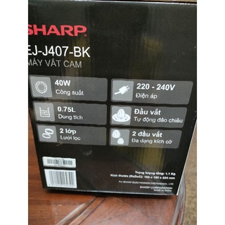 Máy Vắt Cam Sharp EJ-J407-BK - Hàng chính hãng