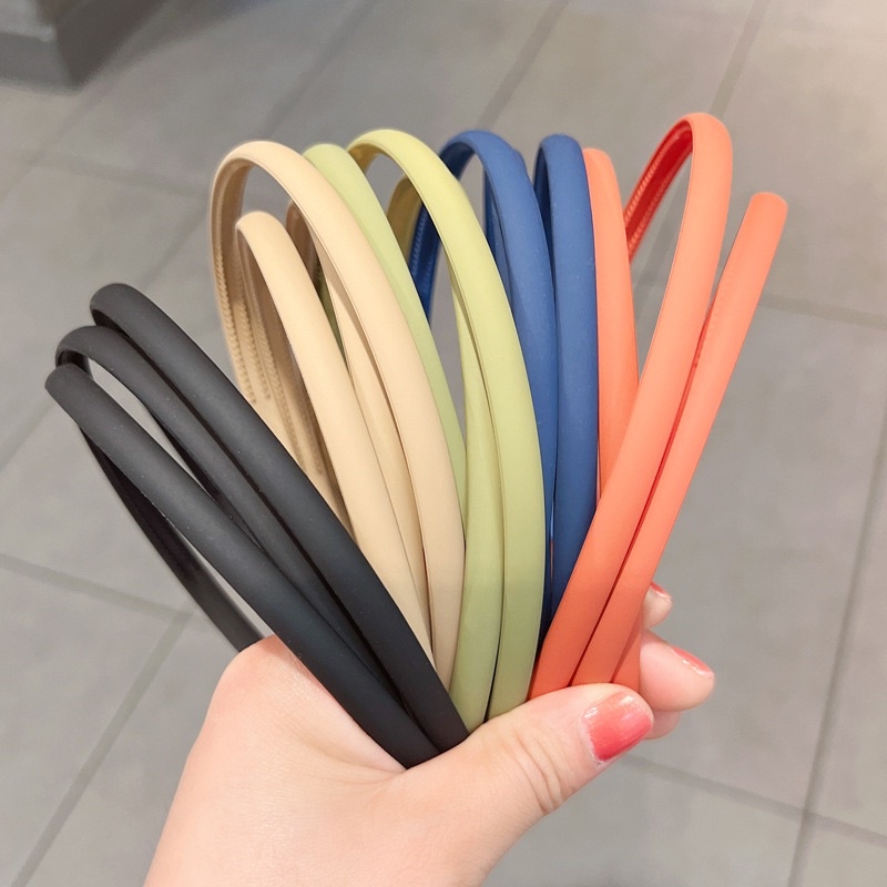 Bờm nhựa mầu trơn nhám
