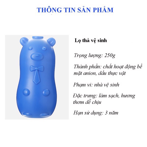 Lọ Thả Bồn Cầu Heo Xanh Diệt Khuẩn Tẩy Rửa Vệ Sinh