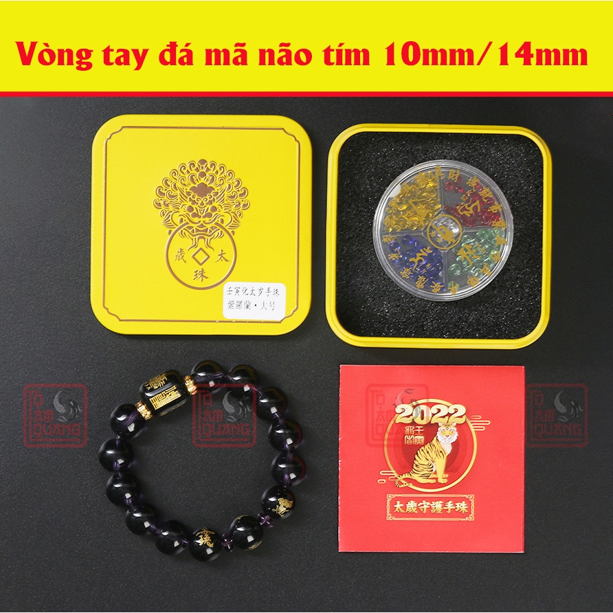 Vòng tay phong thủy mang lại bình an - may mắn - tài lộc - giải trừ vận hạn thái tuế - TÔ TÂM QUANG