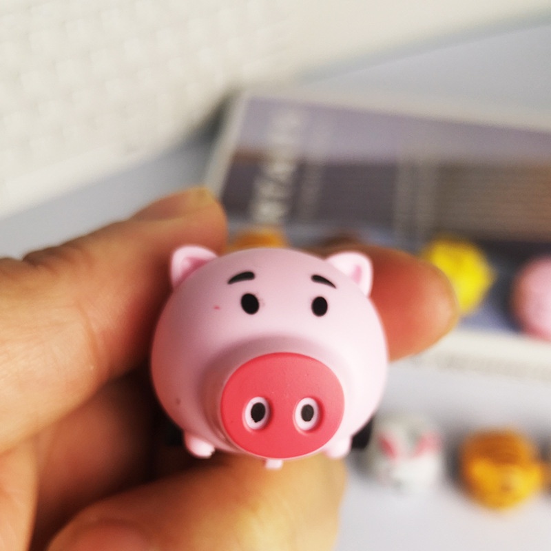 Hoạt Hình Mô Hình Xe Hơi Đồ Chơi Hình Động Vật Xinh Xắn Cho Bé