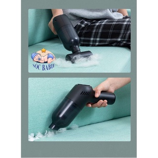 Máy Hút Bụi Cầm Tay Mini -Máy Hút Bụi Gia Đình, Hút Bụi Oto - Lực Hút 8000pa