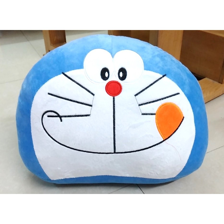 (Tặng 1 móc dán 3D) Gấu bông gối ôm Heo xinh, Chuột xinh 50cm, Doremon siêu đáng yêu có khóa kéo đựng đồ cho bé yêu