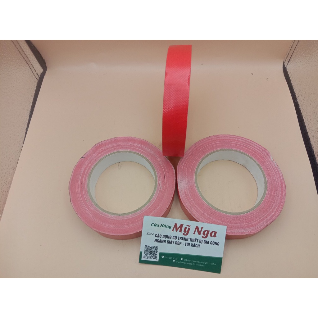 Băng keo vải simili màu đỏ bảng 2p4 - sỉ sll