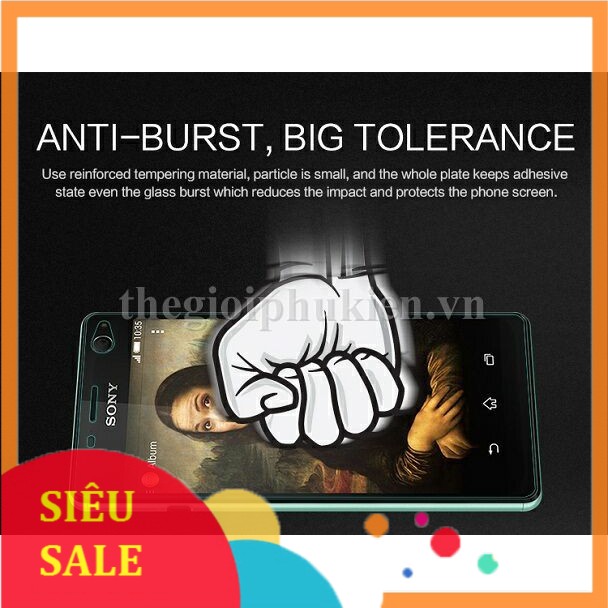 Tấm dán kính cường lực Sony C5 Ultra hiệu Glass Pro - Không full màn hình