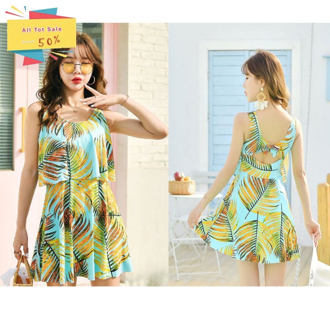 Đồ Bơi Một Mảnh Cổ Yếm In Họa Tiết Quyến Rũ Dành Cho Nữ | BigBuy360 - bigbuy360.vn