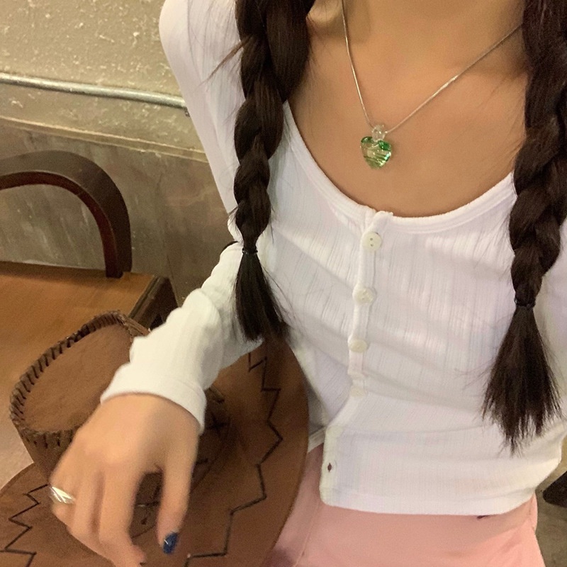 Dây Chuyền Hình Trái Tim Phong Cách Hip Hop 1 Thời Trang