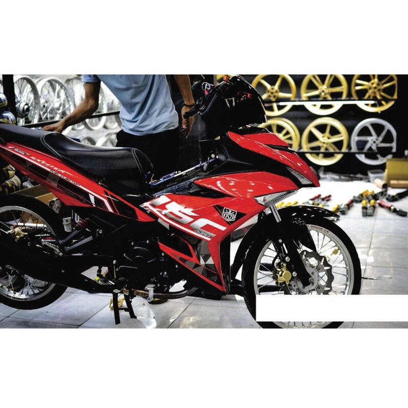 Tem Trùm Exciter 150 Đỏ Đen,Team Decal Ex150 Y15ZR RC