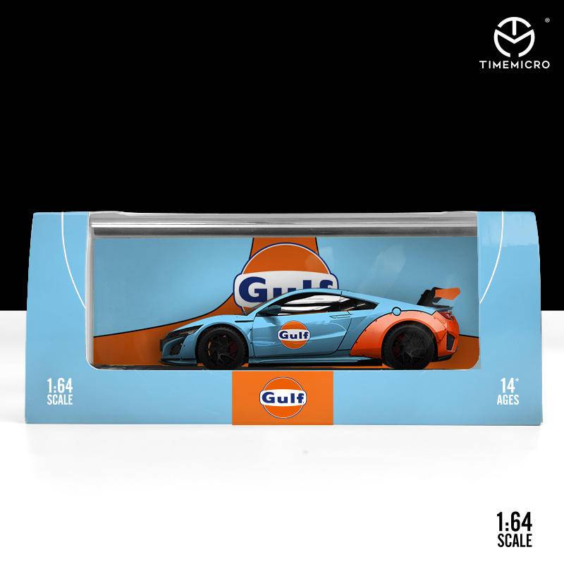 Time Micro 1:64 Honda NSX Gulf Spoon mô phỏng mô hình xe hợp kim mô phỏng