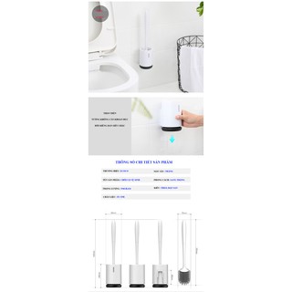 CHỔI VỆ SINH CHỔI CHÀ TOILET ECOCO E1804