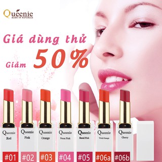 Son môi cao cấp lâu phai giàu dưỡng chất queenie 4g - mỹ phẩm hàn quốc