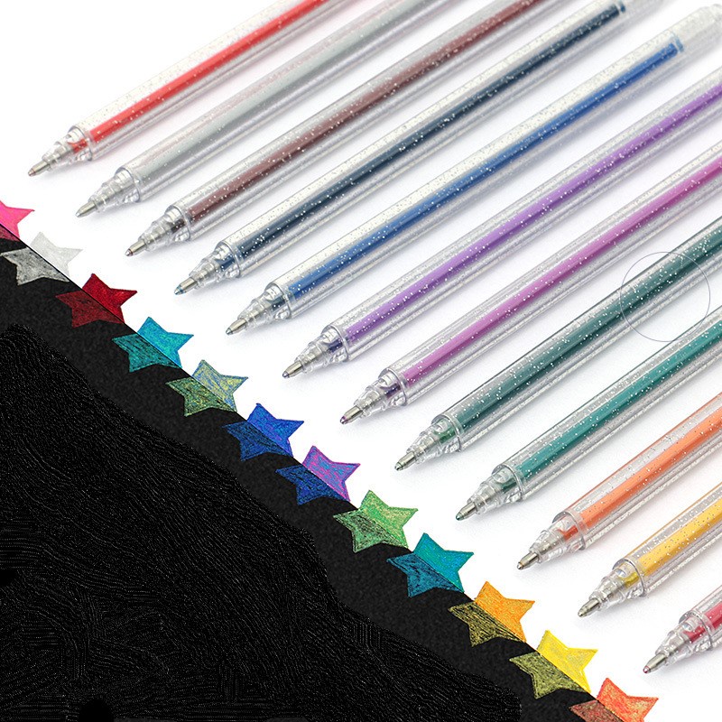 Bút nhũ kim tuyến bắt sáng viết thiệp 8 màu đáng yêu MS: B126