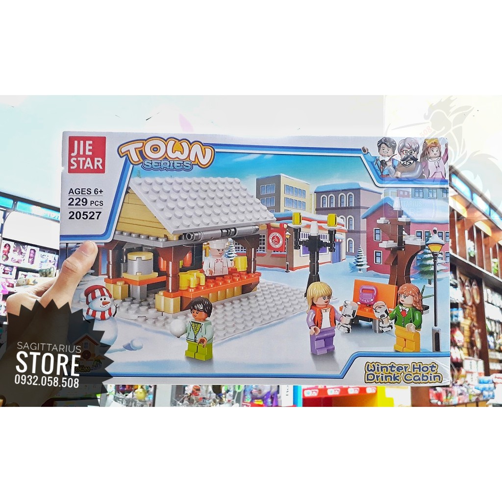 Lego Jie Star 20527 Lắp Ráp Cửa Hàng Bán Thức Uống Nóng Mùa Đông ( 229 Mảnh )