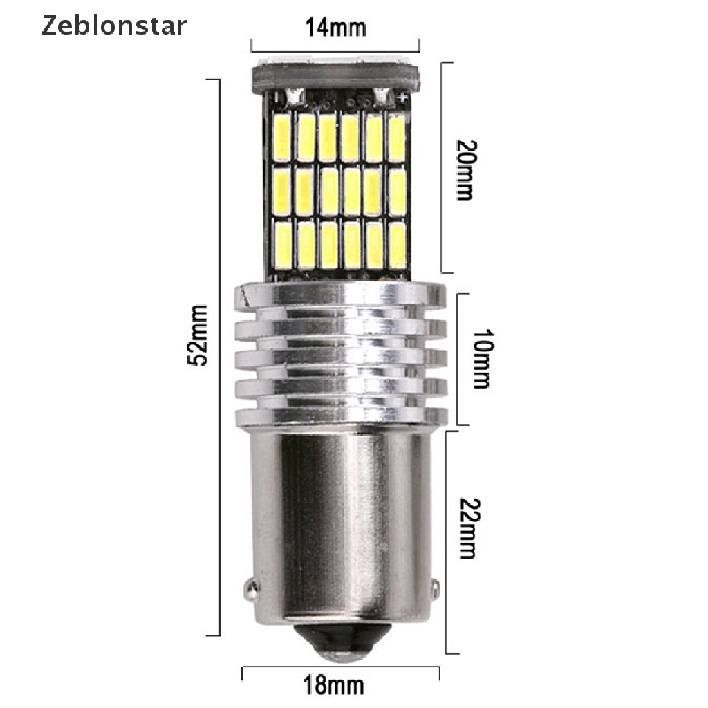 Bóng Đèn LED 4014 45-SMD 12V 24V 1156 BA15S Cho Xe Hơi