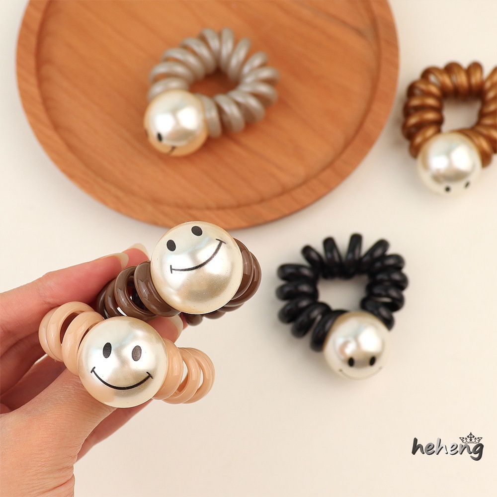 Dây Cột Tóc Đính Ngọc Trai Xinh Xắn Quyến Rũ Phù Hợp Cho Trang Trí Tóc