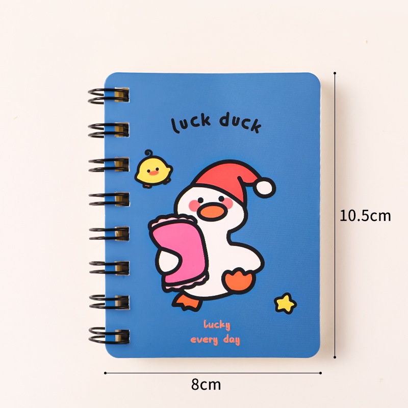 Sổ Tay Mini Cỡ A7 Bìa Ngoài Họa Tiết Hoạt Hình Dễ Thương