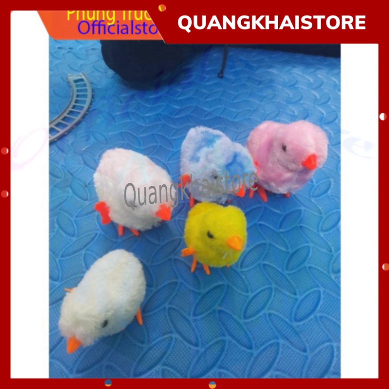 Gà con vặn cót biết chạy cho bé, Gà con chạy cót.