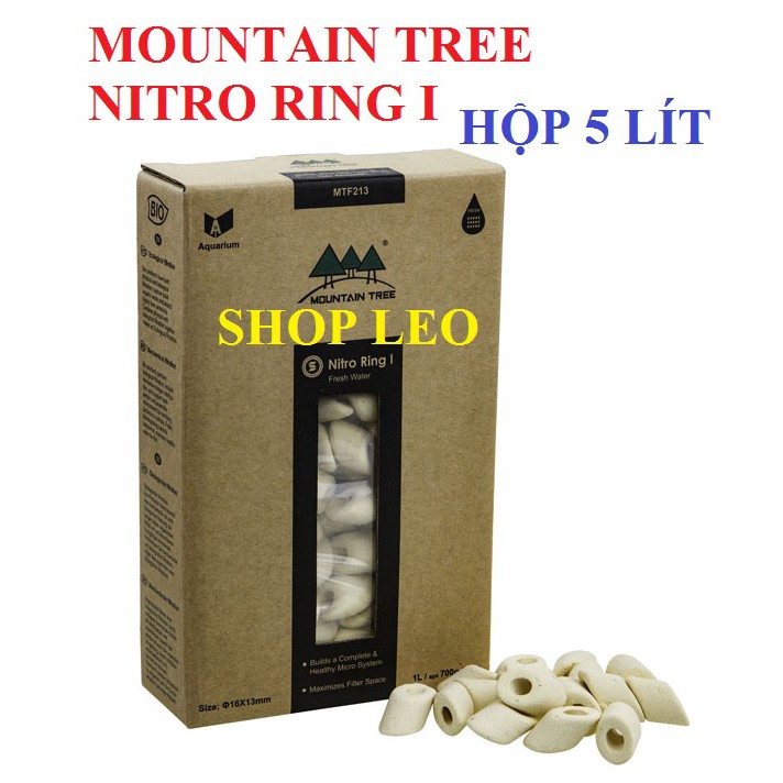 SỨ MOUNTAIN TREE NITRO RING I - VẬT LIỆU LỌC CAO CẤP HỒ CÁ