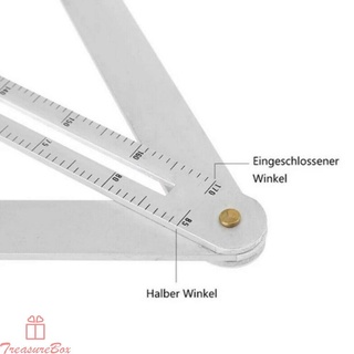 【TRSBX】Square Protractor 17.1cm Artifact Ceiling Corner Angle Finder Multi-Angle