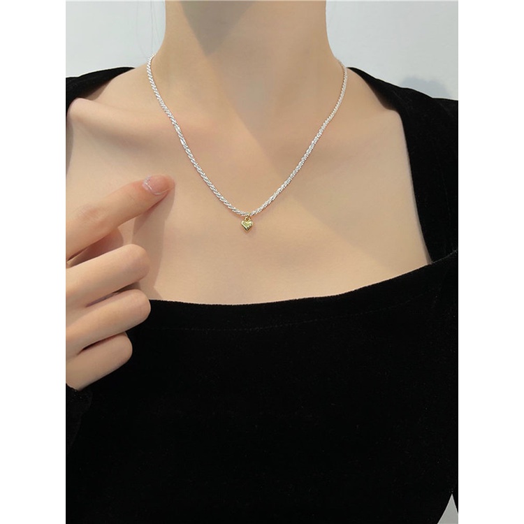 Ygt Vòng Cổ Choker Bằng Bạc Lấp Lánh Cho Nữ