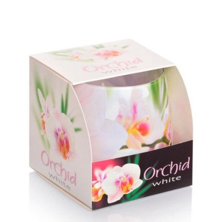 Ly nến thơm Bartek Candles BAT0963 Orchid 100g (Hương hoa lan)