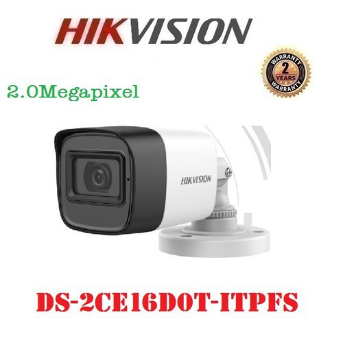 Camera HD-TVI hồng ngoại 2.0 Megapixel HIKVISION DS-2CE16D0T-ITPFS -Hàng chính hãng