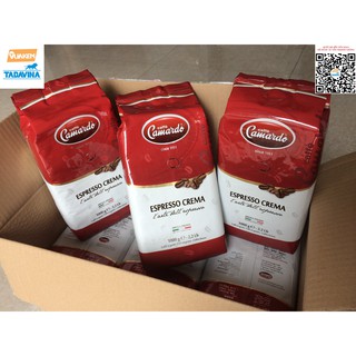 Combo 6 gói hạt cà phê Camardo Ý (1 kg x 6 gói)