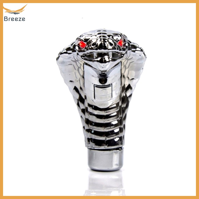 Cần Sang Số Xe Hơi Hình Rắn Hổ Mang Có Đèn LED Độc Đáo