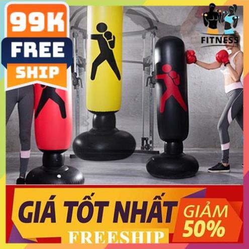 FREESHIP🎁 Bao cát tập võ bơm hơi ⚡giá rẻ⚡ Trụ đấm bốc tự cân bằng